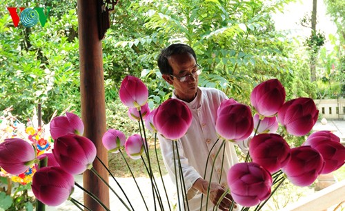 Thanh Tien paper flowers village in Hue - ảnh 9